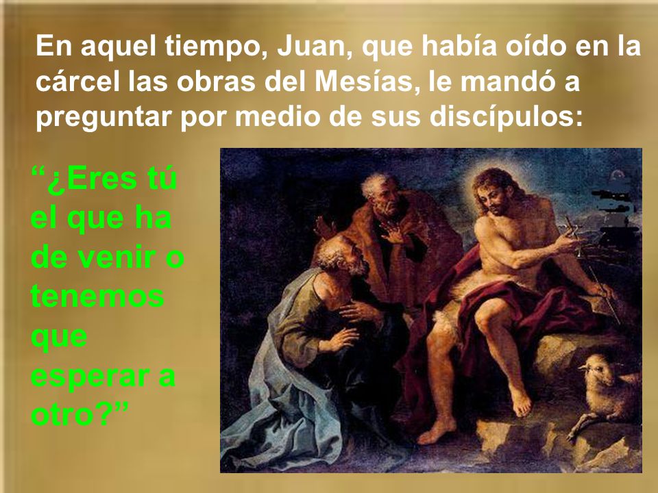 Evangelio del domingo